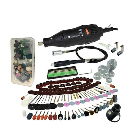Set mini aparat pentru gravat, 37000 rpm, 1.5 m, 250 V, Multicolor