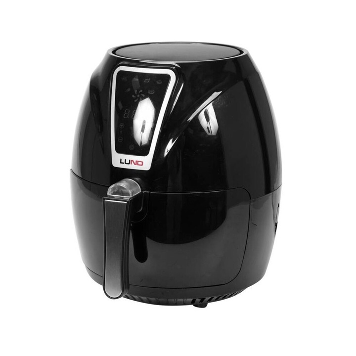 Friteuza multifunctionala Lund 1300 W, capacitate 2.4 l, 7 programe, comanda digitala