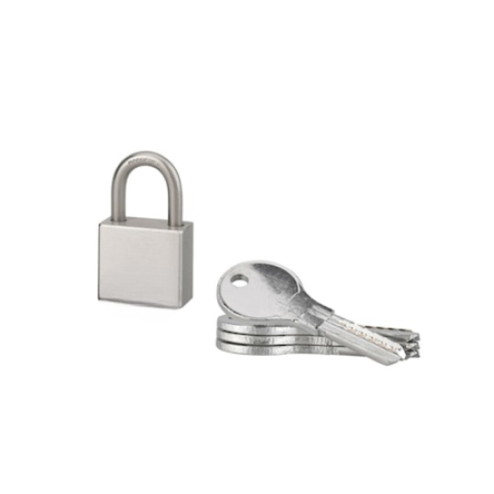 Lacat de exterior, cu cheie reversibile, 40 mm