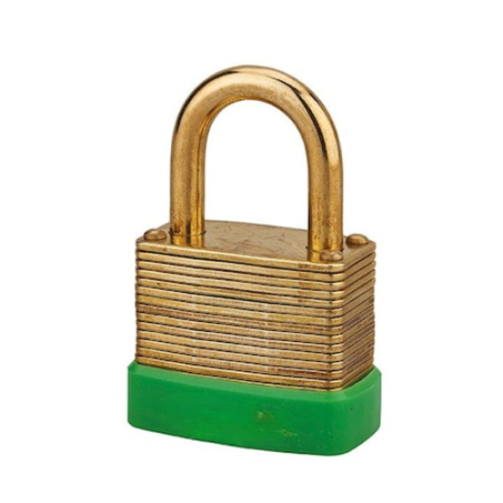 Lacat de exterior lamelar, otel, 40 mm, cu cifru