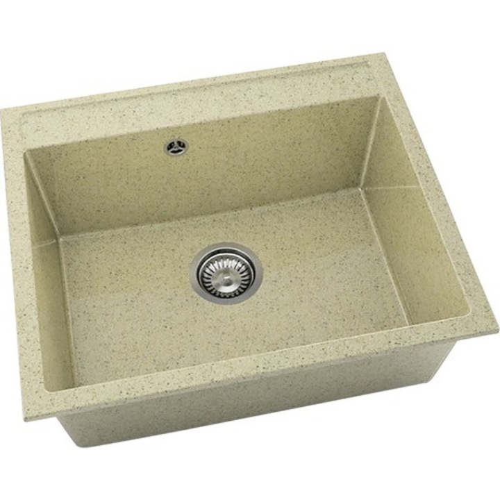 Chiuveta Bucatarie Cu O Cuva Fat Avangard 227 60x51 Cm, Fara Picurator, Granixit Madara