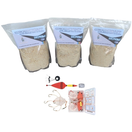Set 3kg de nada pentru novac cu kit montura novac