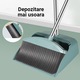 Set matura, faras cu coada si matura silicon pentru uz casnic, Plastic / Otel, Albastru deschis, 90 x 72 x 100 cm, Damur