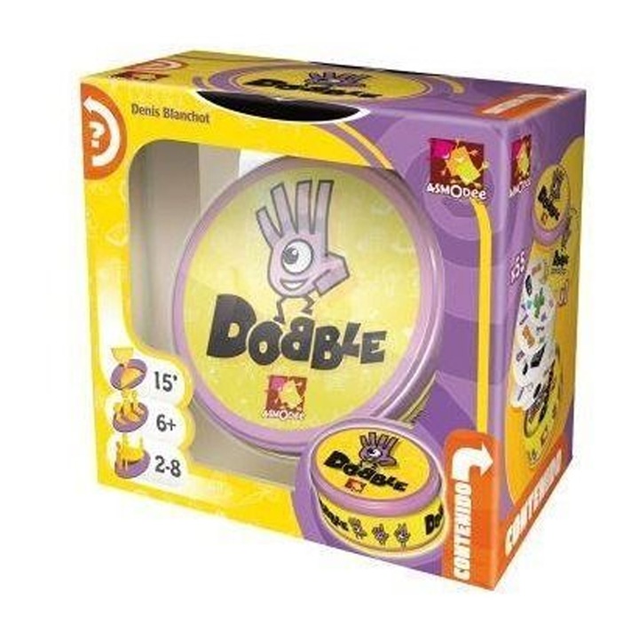 Настолна игра Asmodee Dobble 143169705 1-62,5 в 1, Повече от 50 символа, 55 карти, 13 x 13 см