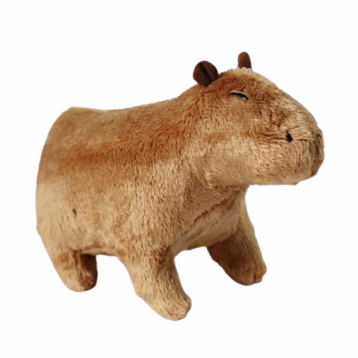 Играчка Капибара, Плюшена, Кафява