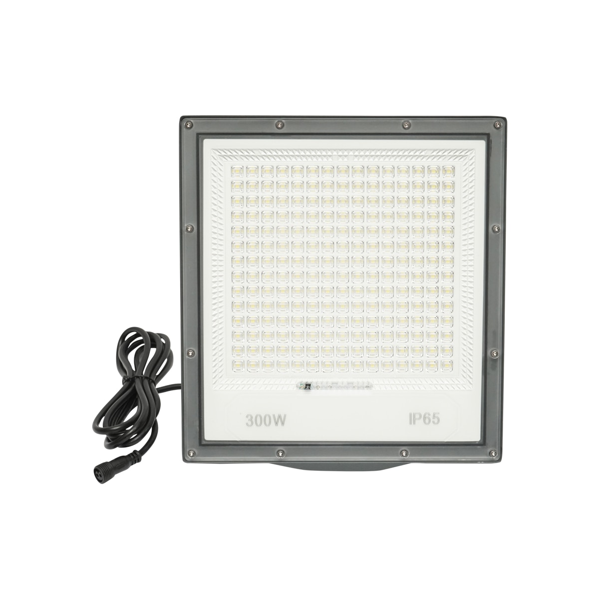 Proiector led de 300w cu panou solar 30W, baterie si telecomanda ...