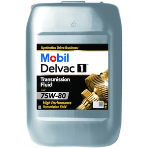 Ulei pentru cutia de viteze manuala MOBIL Delvac 1 Transmission Fluid 75W80, volum 20 litri