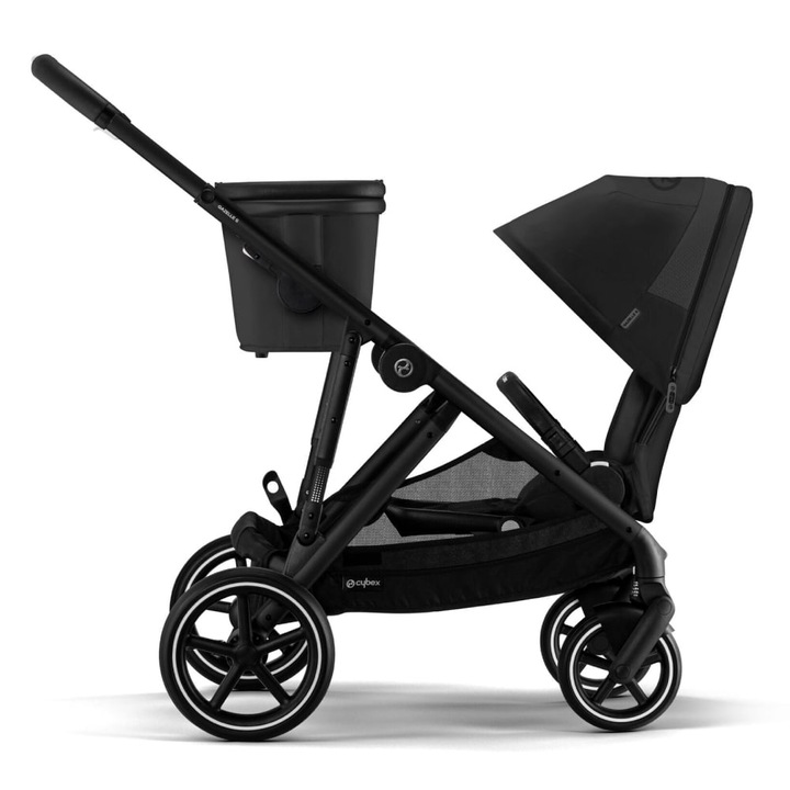 Количка за близнаци Cybex Gazelle S Black/Moon Black