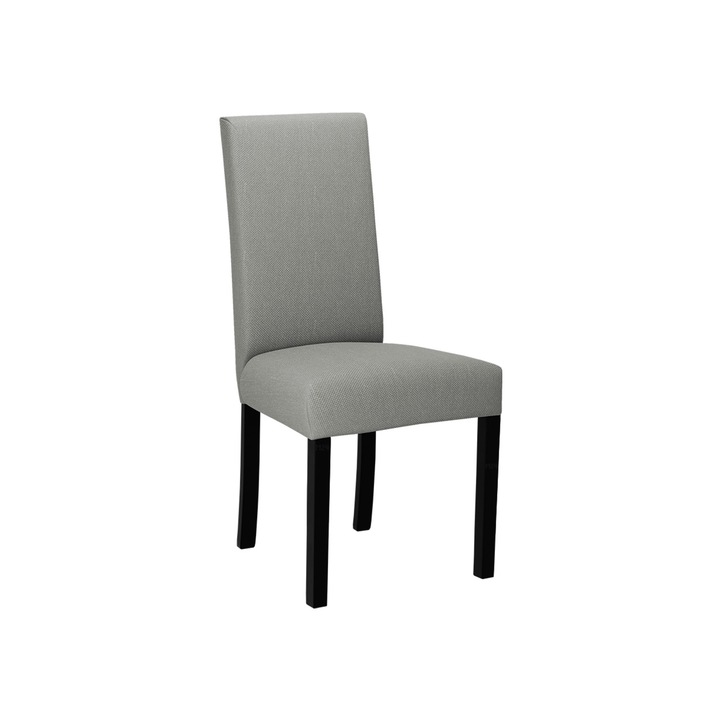 Scaun tapitat Heven II, MIRJAN24, negru / gri, 46x52x97 cm