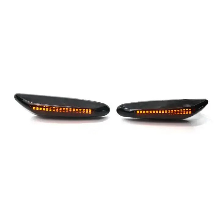 Set 2 x Semnalizare Dinamica Secventiala aripa LED compatibil BMW E60, E61, E81, E82, E84, E87, E88, E90, E91, E92, E93, M5, M61