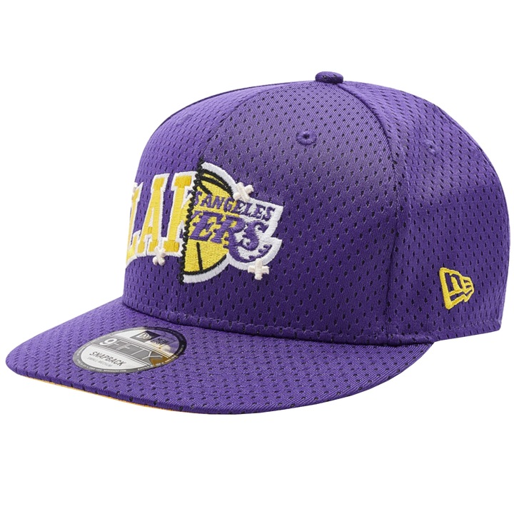 Sapca, New Era NBA Half Stitch 9FIFTY Los Angeles Lakers Cap 60288549, Violet, S/M