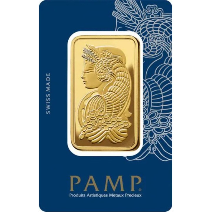 Lingou Aur 24 K, PAMP, 50 grame, puritate 999,9 ‰