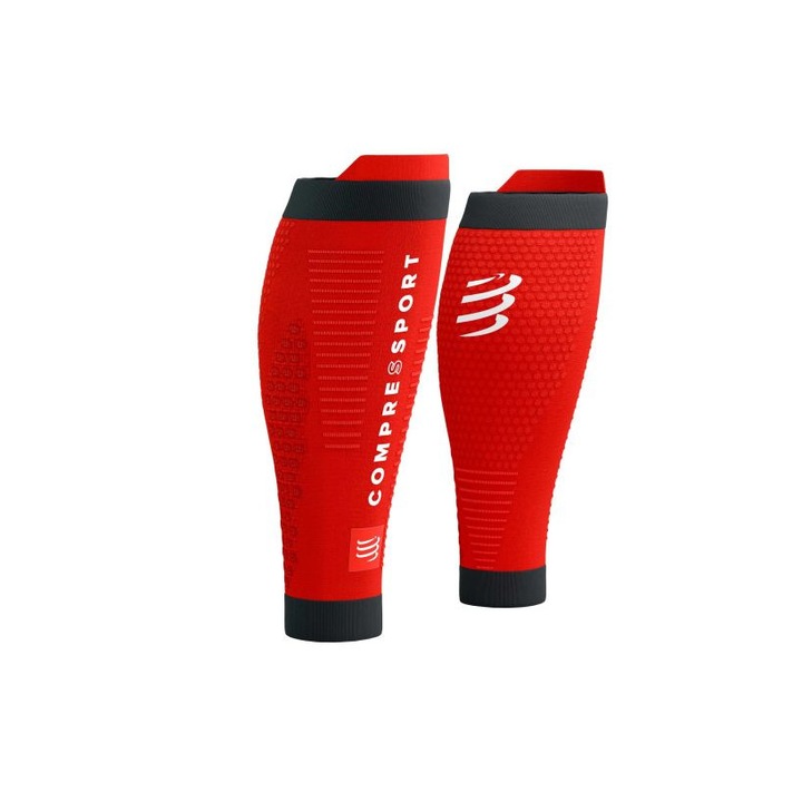 Jambiere compresie, CompresSport, R2 V3, Rosu/Negru, Rosu, M