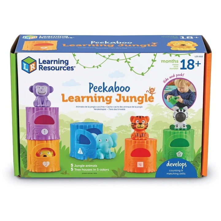 Jucarie de sortat Learning Resources - Prietenii din jungla