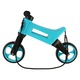 Bicicleta fara pedale 2 in 1 Funny Wheels Rider SuperSport Aqua/Aqua