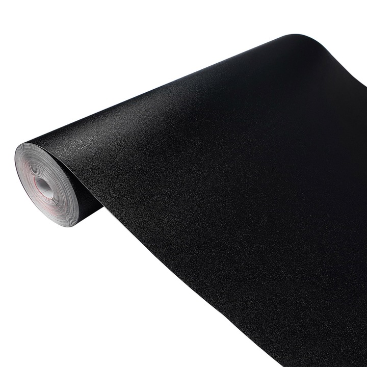 Autocolant pentru mobila, 45 x 100 cm, DecoMeister®, Model Black Sandy, A012-045-0100S