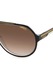 Carrera, Ochelari de soare aviator cu imprimeu logo lateral, Auriu, Negru, 64-11-135