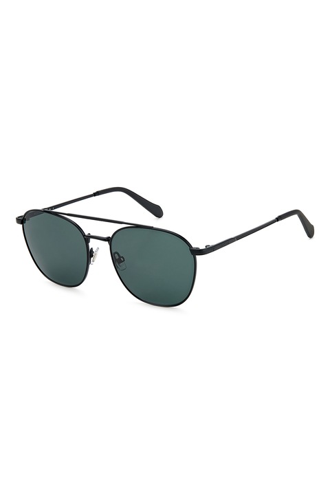 Fossil Chandler fémkeretes aviator napszemüveg, Fekete, 56-18-140