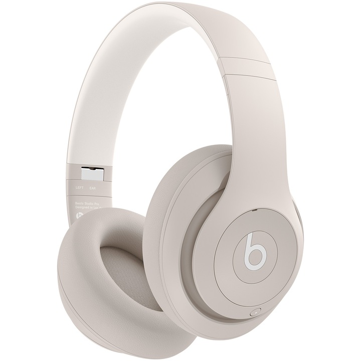 Аудио слушалки Beats Studio Pro Over-Ear, Wireless, Noise Cancelling, Bluetooth 5.3, Sand Grey