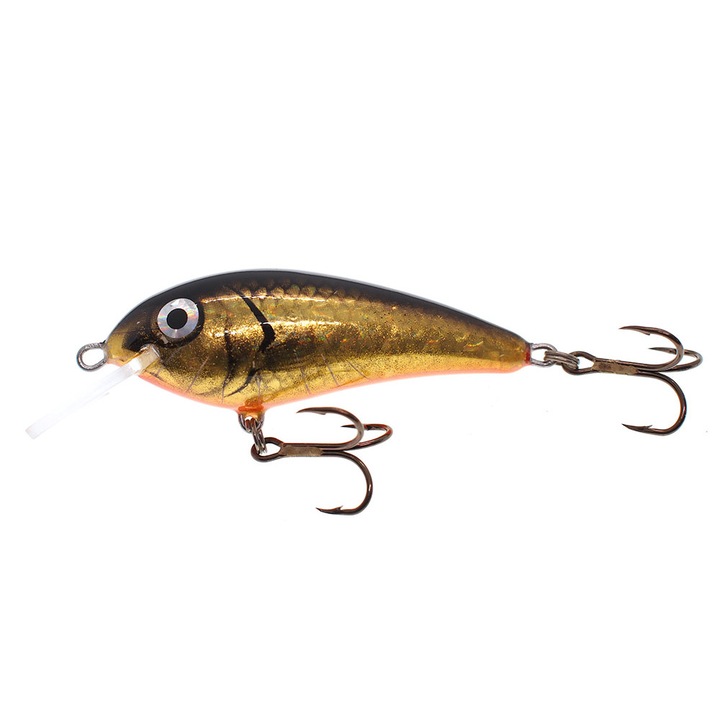 Vobler minnow Wobbler Vidra Perpetual MR, 6cm, 10gr, Floating, GLH (Golden Holo) pentru pescuitul la pastrav, stiuca, salau, somn, avat