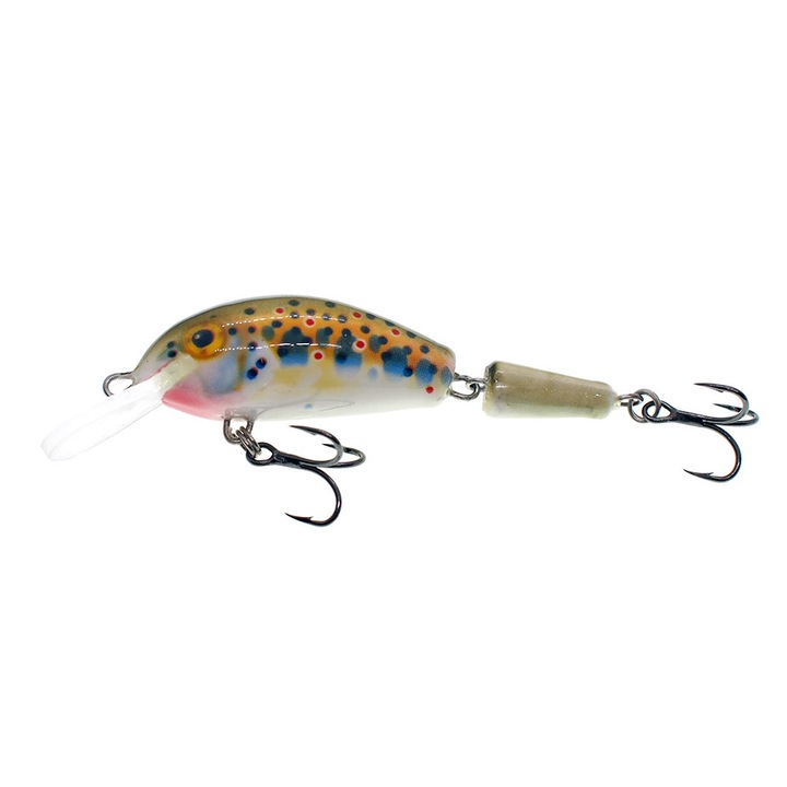 Vobler articulat Wobbler Vidra Agility Jointed 6cm, 7gr, Sinking, TR (Trout) pentru pastrav, biban, stiuca, salau, avat si somn
