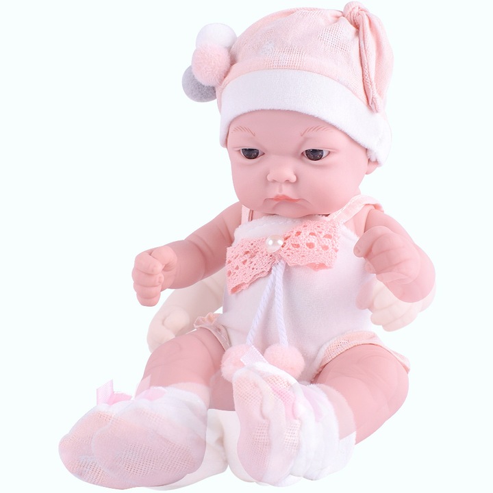 Кукла Mappy - Baby so lovely, С кош, Розов, 25 см