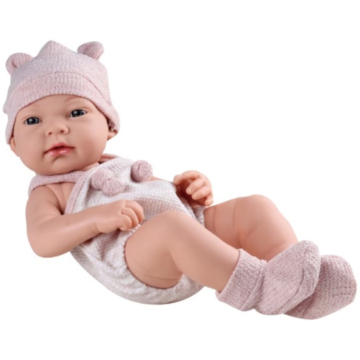 Кукла Mappy - Baby so lovely, С аксесоари, Бял/Розов, 40 см