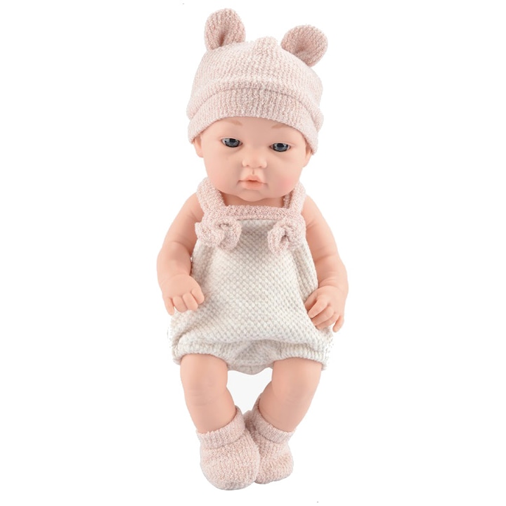 Кукла Mappy - Baby so lovely, С аксесоари, Бял/Розов, 30 см