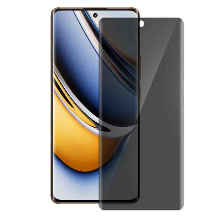 Folie privacy SILKASE pentru Realme 11 Pro Plus, protectie ecran, silicon