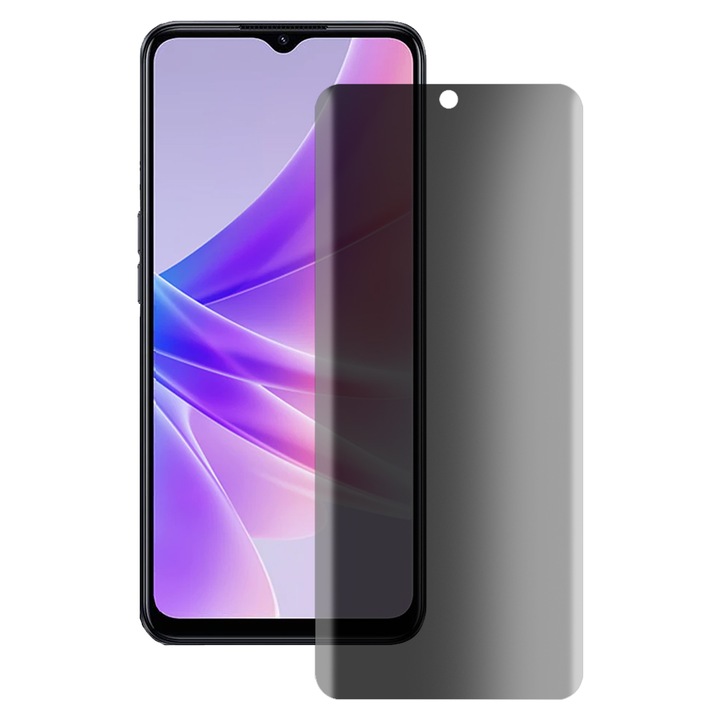 SILKASE matt adatvédő fólia Oppo A77-hez, képernyővédő, szilikon