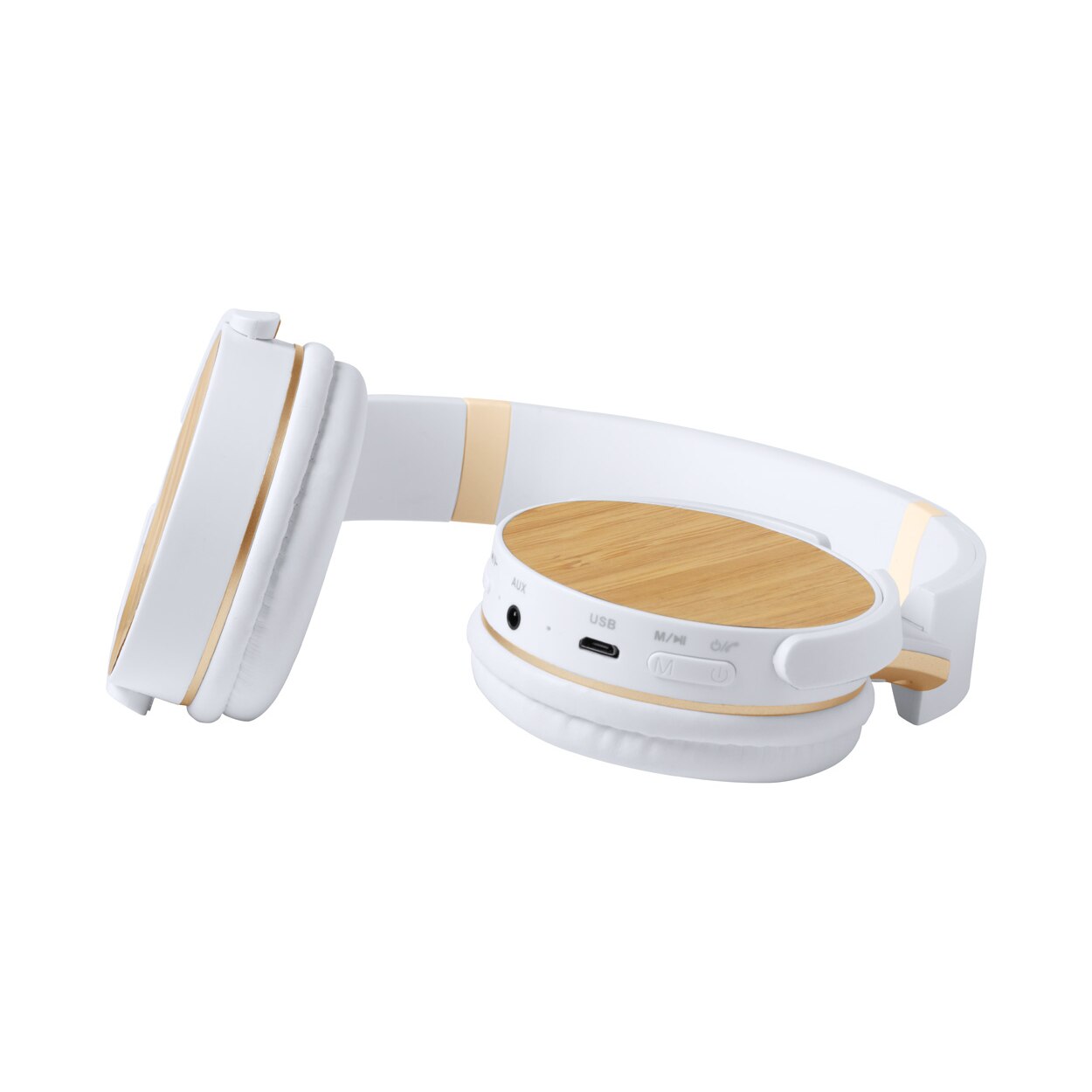 Casti cu bluetooth cu baterie reincarcabila incorporata. Cu functie de apelare hands-free si redare micro SD MP3, cu cablu incarcator USB si mufa Jack 3,5 mm