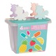 Set 4 forme pentru granita sau inghetata cu model unicorn de culori pastel Shopiens®