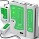 Tester Cablu retea de internet RJ45, RJ11, pe baterii 9V, Verde-Alb