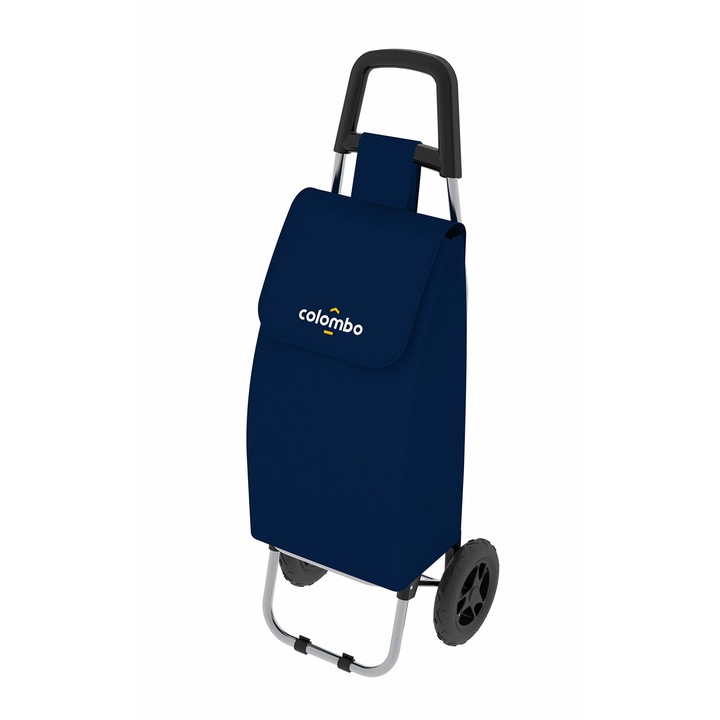 Carucior pentru cumparaturi, 40lt, Impermeabil, Rolley Blue, Colombo
