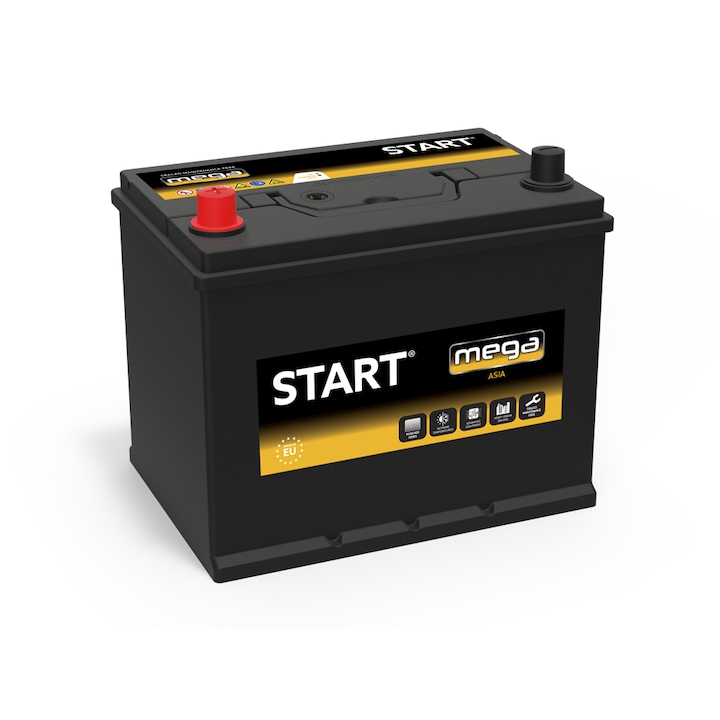 Акумулатор Start Mega, ASIA, 60Ah, 450A, L+