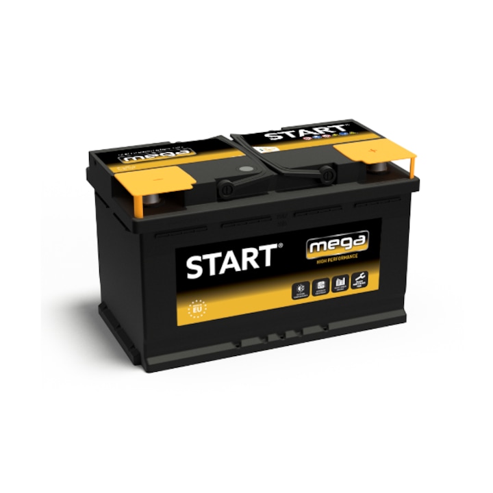 Акумулатор Start Mega, 80Ah, 720A, R+