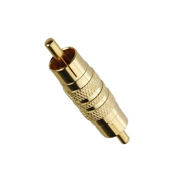 Conector Adaptor RCA-RCA Kacsa Audio AA-654G Conector Adaptor RCA-RCA Kacsa Audio AA-654G