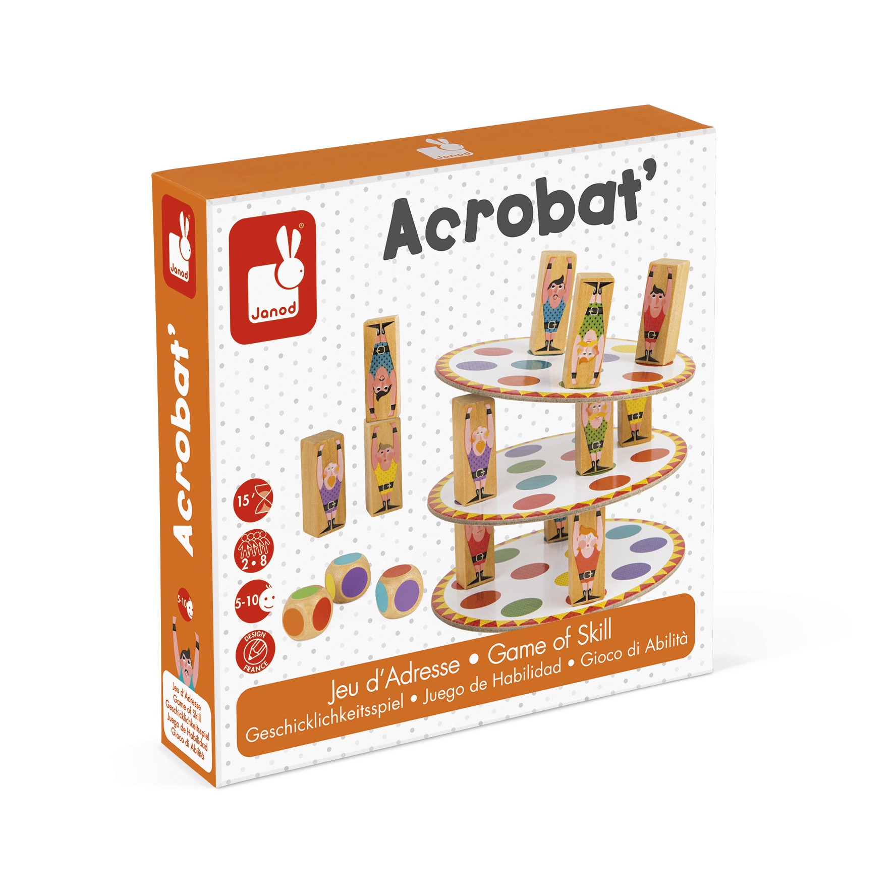 Joc de indemanare - Janod - Acrobatii