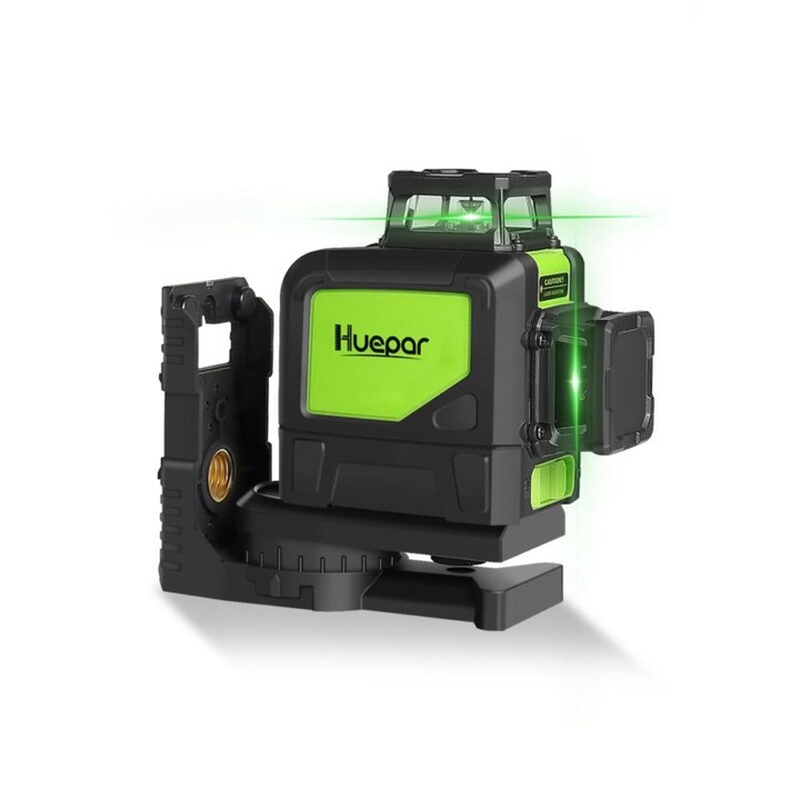 Nivela laser, Huepar, Autonivelant, 360 de grade, Verde