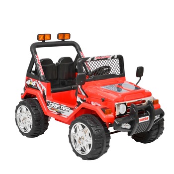 Masinuta electrica pentru copii Raptor Drifter HECHT 56185, cu telecomanda, acumulator 2x6 V / 10 Ah, lumini si efecte speciale, rosie Masinuta electrica pentru copii Raptor Drifter HECHT 56185, cu telecomanda, acumulator 2x6 V / 10 Ah, lumini si efecte speciale, rosie