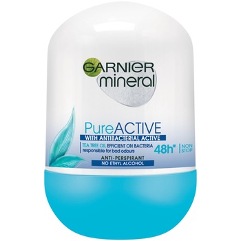 Roll-on antiperspirant Garnier Pure Active, 50 ml Roll-on antiperspirant Garnier Pure Active, 50 ml
