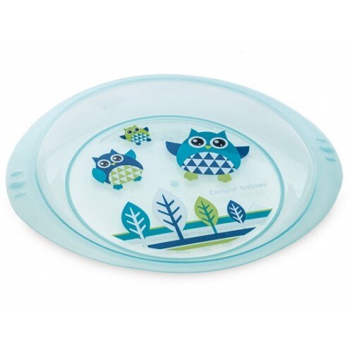 Farfurie bufnita, albastra