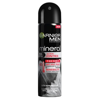 Spray antiperspirant Garnier Men Action Control Thermic, 150 ml Spray antiperspirant Garnier Men Action Control Thermic, 150 ml