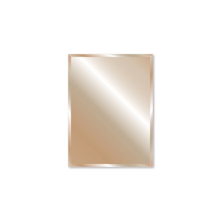 Oglinda baie, culoare bronze, cristal, fatetata GARBO 30 x 40 cm