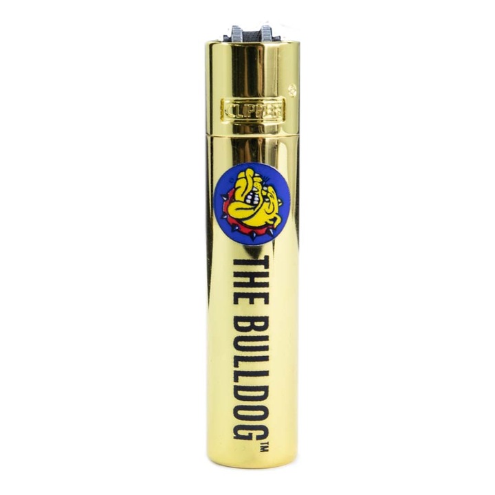 Bricheta Clipper THE BULLDOG AMSTERDAM Metalica, Gold