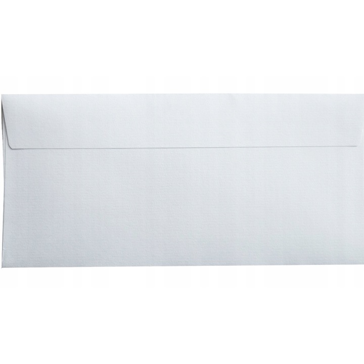 100 db bordázott díszboríték DL készlet, 11x22 fehér kivitel, 120g