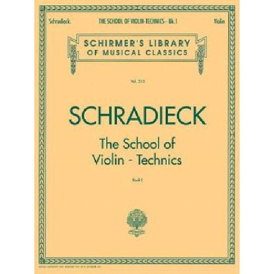 School of Violin Technics Book 1 Exercises for Promoting Dexterity Schradieck Henry eMAG.hu