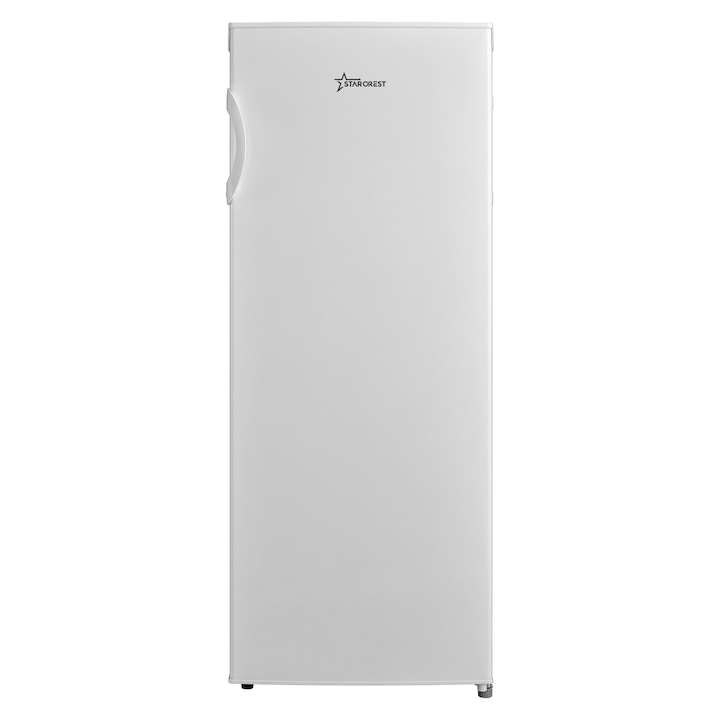 Congelator STARCREST SUF-160WH, 160 L, Clasa E, 5 Sertare, Termostat Ajustabil, Usi reversibile, H 142 cm, Alb