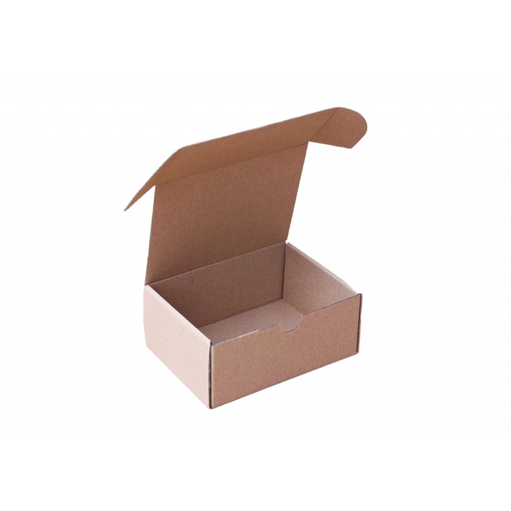 Csomagoló doboz, önzáró, postai kartondoboz 140x108x60mm