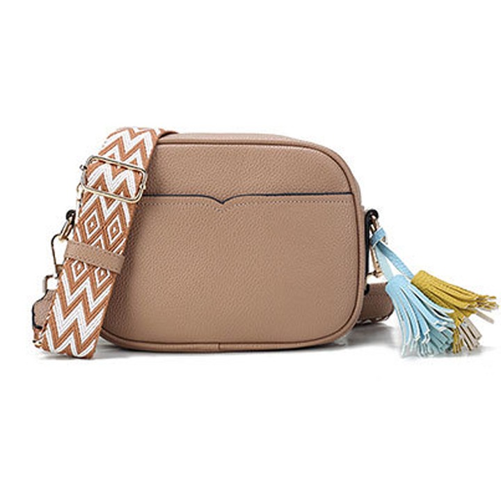 Geanta crossbody pentru femei, Cozevdnt, curea lata, utilizare zilnica, multicolor, 25l